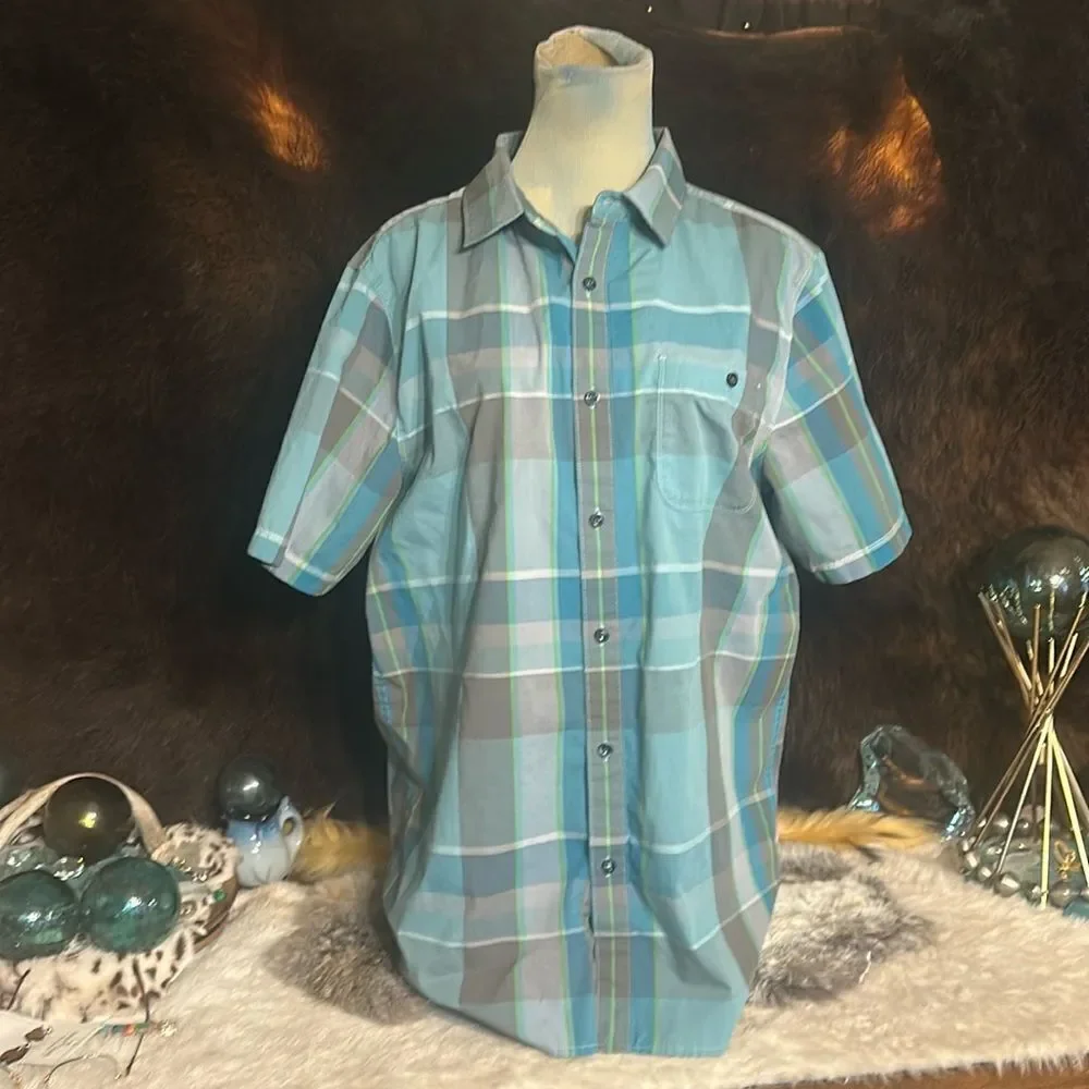 The Northface short sleeve button-down shirt, L (7001)